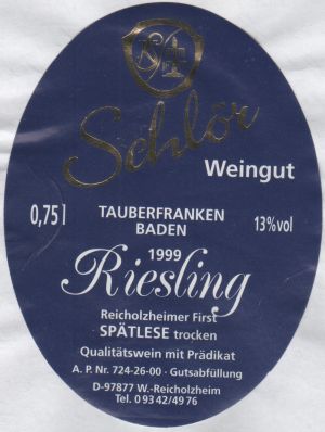 Weingut Schlör Riesling