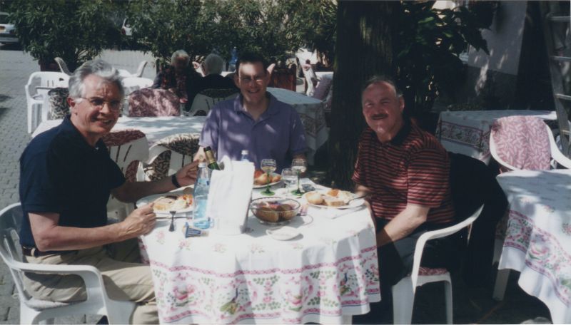 Ludwig, Stefan und Rolf bei Vesper