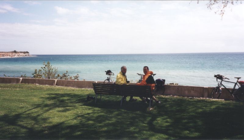 Ludwig und Stefan geniessen den Meerblick