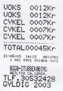 Fährticket Bogo-Stubbekobing