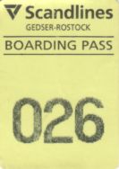 Scandlines Boarding Pass