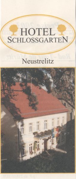 Hotel Schlossgarten Neustrelitz