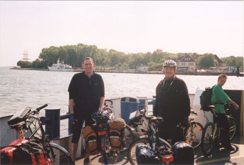 Stefan und Rolf auf Fähre Stefan und Rolf auf Fähre