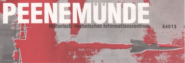 Eintrittskarte HTI Peenemünde Eintrittskarte HTI Peenemünde