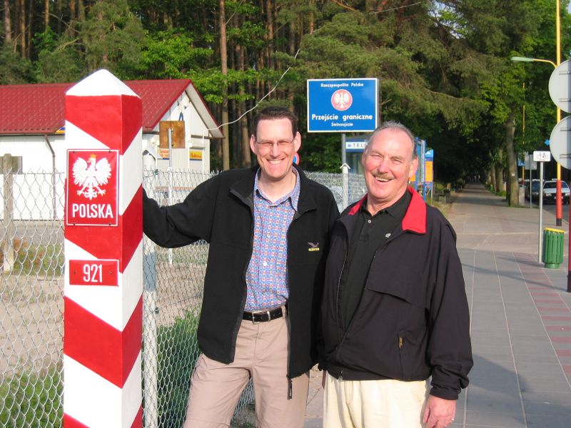 Polnische Grenze bei Swinemünde Polnische Grenze bei Swinemünde