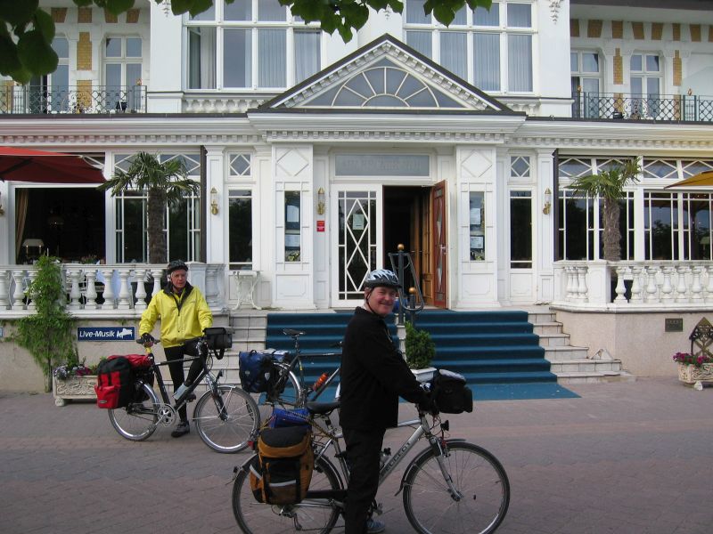 Abfahrt vom Ahlbecker Hof Abfahrt vom Ahlbecker Hof