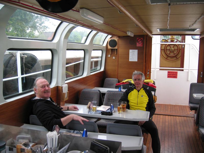 Rolf und Ludwig an Bord der Priwall Rolf und Ludwig an Bord der Priwall