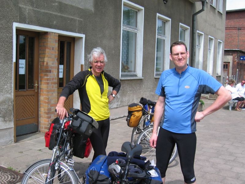 Warten auf den Zug nach Pasewalk